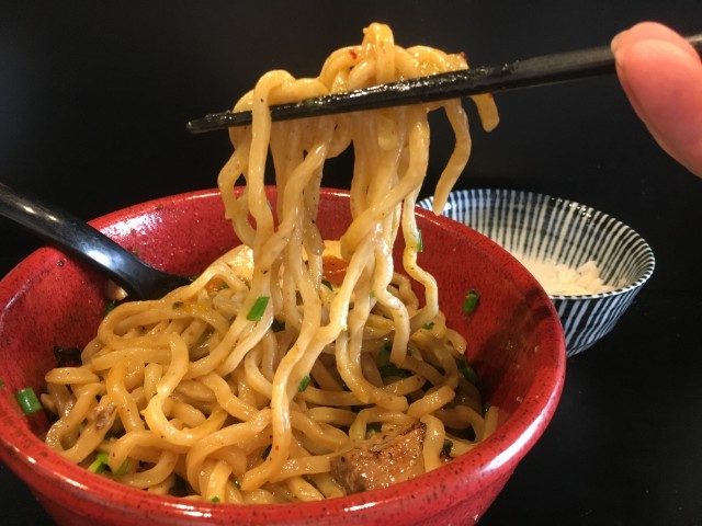 名古屋市天白区 まぜそば/ラーメン【純也 塩釜口本店】純まぜそば　麺