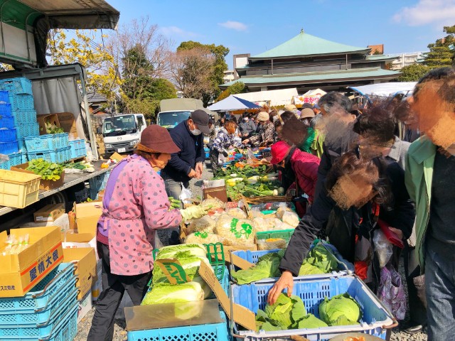 覚王山イベント【日泰寺縁日】八百屋