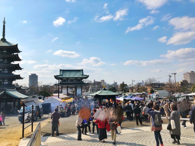 覚王山イベント【日泰寺縁日】境内１