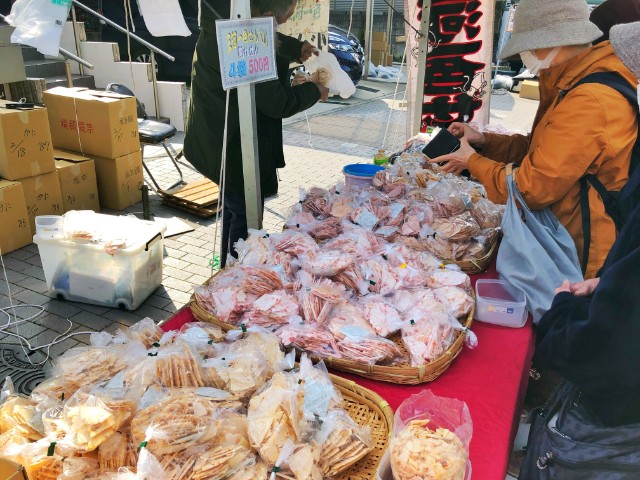 覚王山イベント【日泰寺縁日】えびせん１