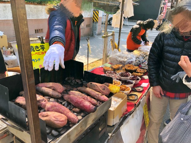 覚王山イベント【日泰寺縁日】焼き芋１