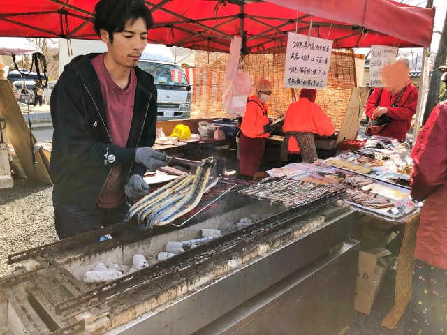 覚王山イベント【日泰寺縁日】ウナギ屋さん