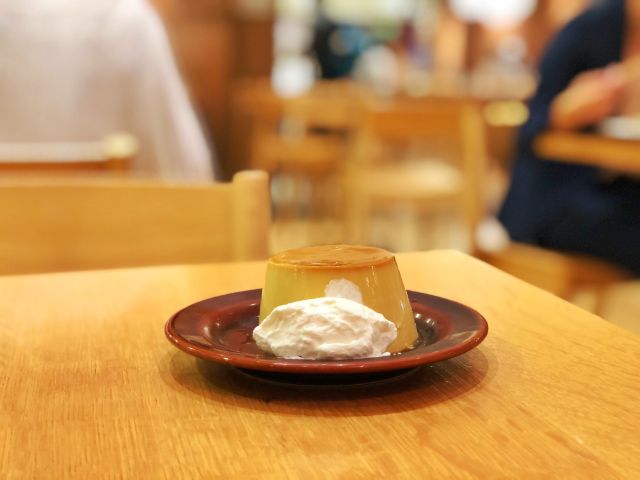 【無印カフェ】カフェ＆ミールムジ(MUJI)名駅　焼きプリン１