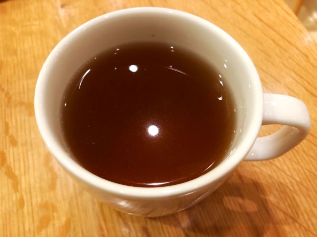 【無印カフェ】カフェ＆ミールムジ(MUJI)名駅　黒豆茶