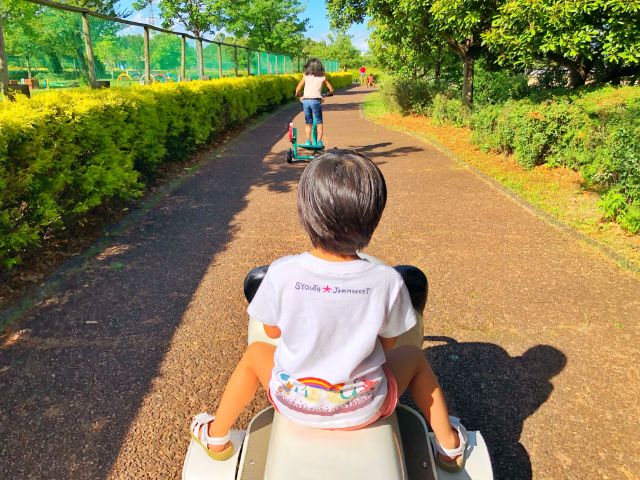 【戸田川緑地】おもしろ自転車８